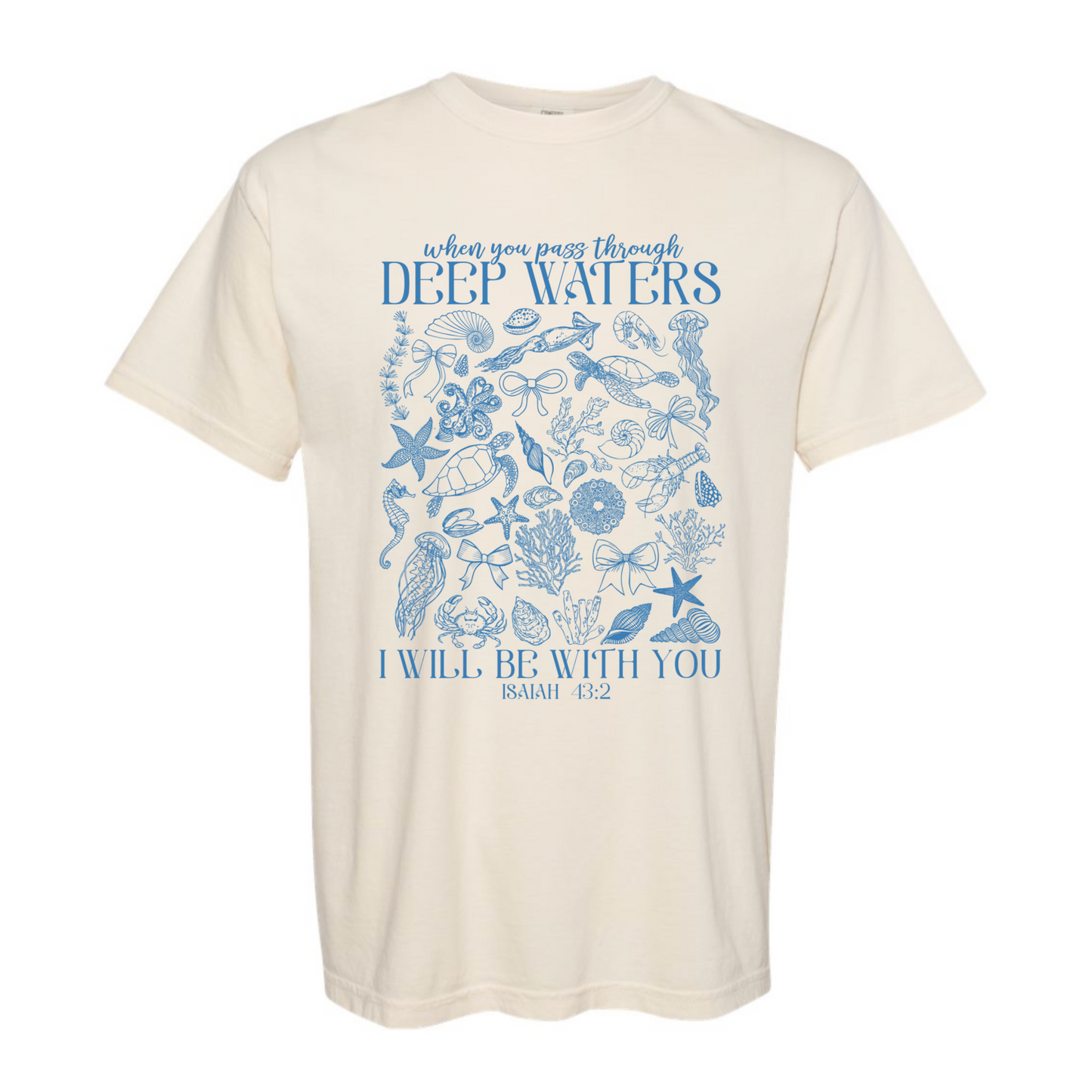 Coastal Isaiah 43:2 Shirt